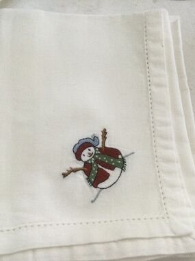 Snowman Napkins set of 6